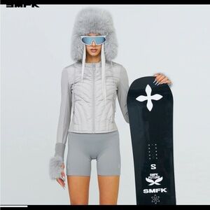 SMFK Future Storm Slim Puff Down Jacket - Gray
